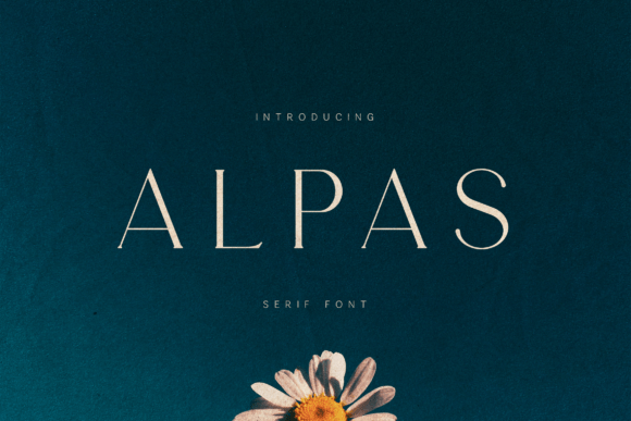 Alpas: The Serif Font for Modern Minimalist Elegance