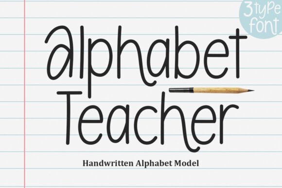 Alphabet Teacher: A Font for Modern Branding