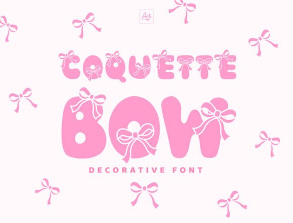 Coquette Bow: A Whimsical Font for Impactful Design