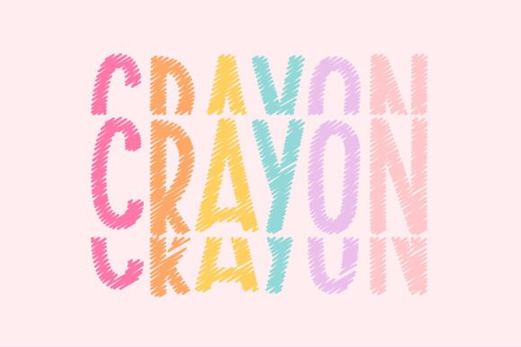 Crayonfriends Stacked: A Playful Font for Creative Design