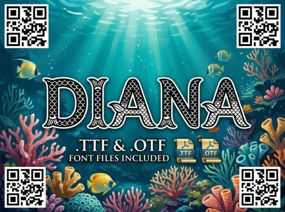 Dive into Design with the Diana Typeface