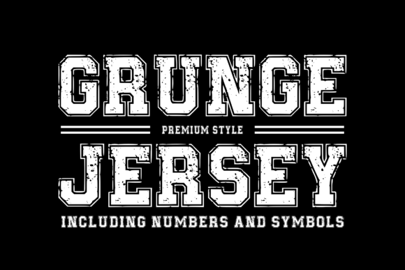 Grungejersey Regular: A Typeface for Dynamic Branding