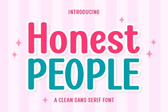 Honest People: The Clean Font for Modern Branding