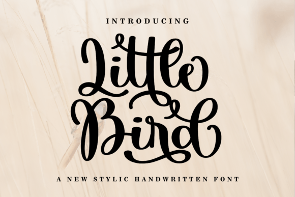 Little Bird: A Script Font for Elegant Design