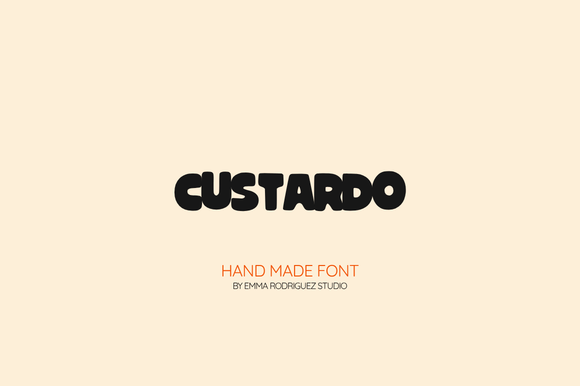 Meet Custardo: The Bold, Playful Display Font