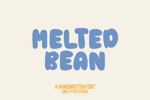 Melted Bean: The Playful Display Font for Creative Design