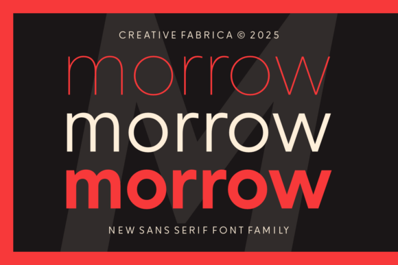 Morrow: A Modern Sans-Serif for Effortless Design