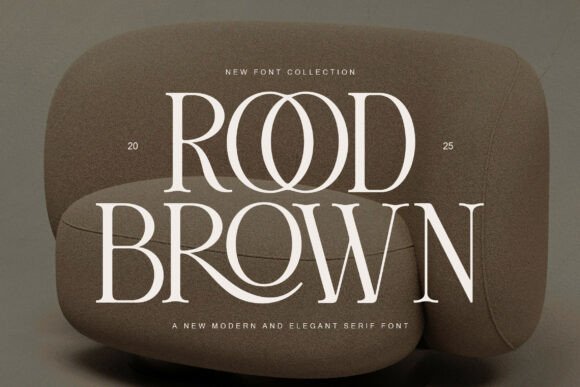 Rood Brown: The Serif Font Redefining Modern Elegance