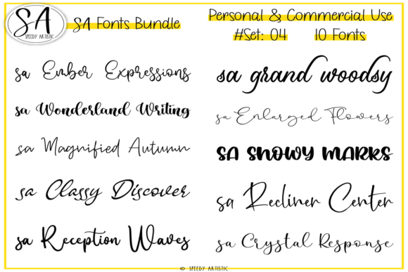 Script and Handwritten Bundle 4: A Designer's Toolkit for Authentic Typography