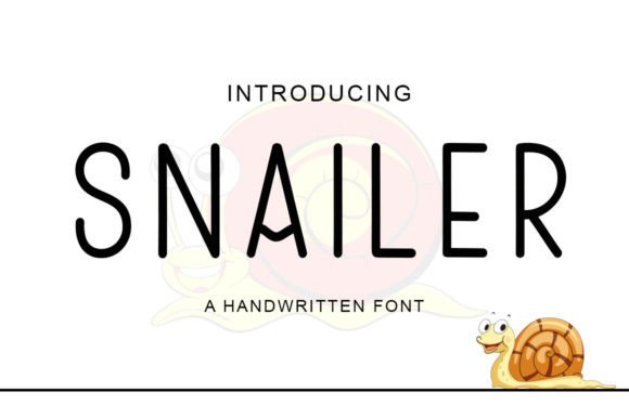 Snailer: A Modern Font for Luxury Branding