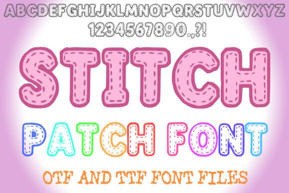 Stitch Patch: Custom Embroidery Typography for Designers