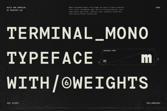 Terminal Mono: A Modern Monospace Typeface for Precision and Clarity