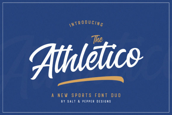The Athletico: A Timeless Duo Font for Modern Design