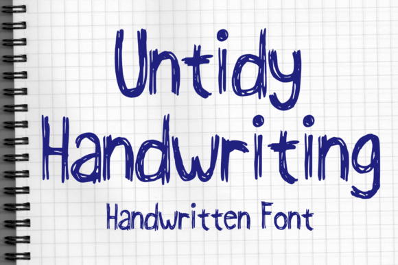 Untidy Handwriting: A Playful Font for Dynamic Designs