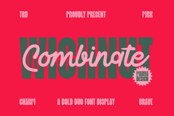 Wishnut Combinate Duo: A Bold Typography System for Impactful Design